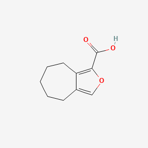 4H,5H,6H,7H,8H-Cyclohepta[c]furan-1-carboxylic acid