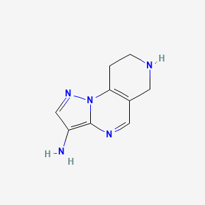 2,3,7,11-Tetraazatricyclo[7.4.0.0,2,6]trideca-1(9),3,5,7-tetraen-5-amine