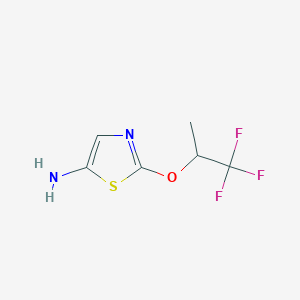 2-[(1,1,1-Trifluoropropan-2-yl)oxy]-1,3-thiazol-5-amine