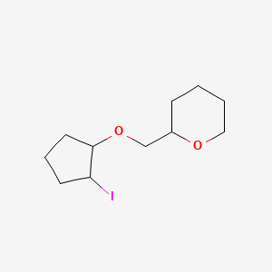 2-{[(2-Iodocyclopentyl)oxy]methyl}oxane