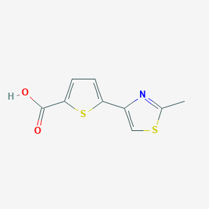 5-(2-Methyl-1,3-thiazol-4-yl)thiophene-2-carboxylic acid