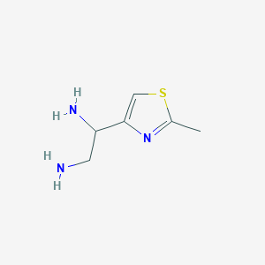 1-(2-Methyl-1,3-thiazol-4-yl)ethane-1,2-diamine