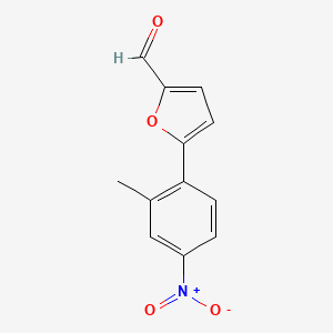 molecular formula C12H9NO4 B1330900 5-(2-Methyl-4-nitrophenyl)furan-2-carbaldehyde CAS No. 329222-70-0