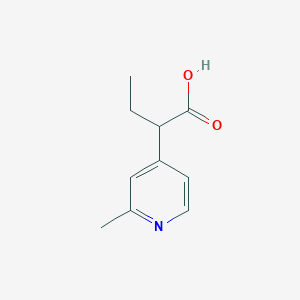 2-(2-Methylpyridin-4-yl)butanoic acid