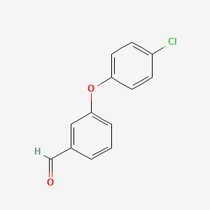 molecular formula C13H9ClO2 B1330902 3-(4-Chlorophenoxy)benzaldehyde CAS No. 69770-20-3