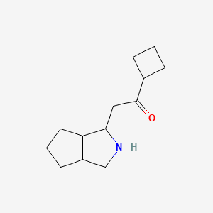 1-Cyclobutyl-2-{octahydrocyclopenta[c]pyrrol-1-yl}ethan-1-one