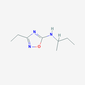 N-(Butan-2-YL)-3-ethyl-1,2,4-oxadiazol-5-amine