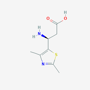 (3S)-3-Amino-3-(dimethyl-1,3-thiazol-5-yl)propanoic acid