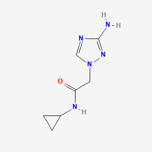 2-(3-Amino-1H-1,2,4-triazol-1-YL)-N-cyclopropylacetamide