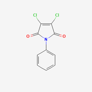 molecular formula C10H5Cl2NO2 B1330908 2,3-Dichloro-N-phenylmaleimide CAS No. 3876-05-9
