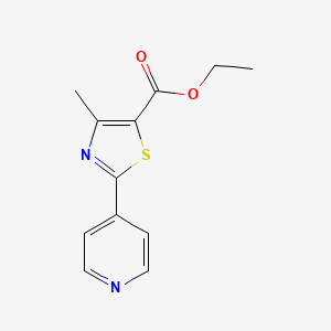 Ethyl 4-methyl-2-(pyridin-4-yl)thiazole-5-carboxylate