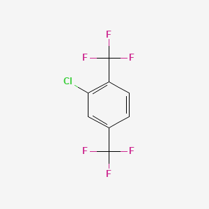 molecular formula C8H3ClF6 B1330910 2,5-Bis(trifluoromethyl)chlorobenzene CAS No. 328-91-6