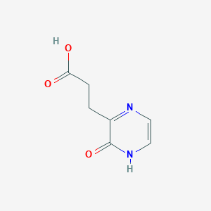 3-(3-Oxo-3,4-dihydropyrazin-2-yl)propanoic acid