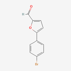 molecular formula C11H7BrO2 B1330911 5-(4-Bromophenyl)furfural CAS No. 20005-42-9