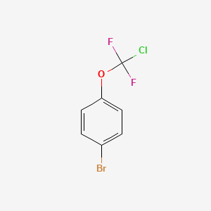 molecular formula C7H4BrClF2O B1330913 1-Bromo-4-[chloro(difluoro)methoxy]benzene CAS No. 112556-13-5