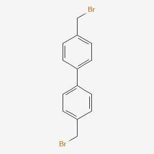 molecular formula C14H12Br2 B1330914 4,4'-Bis(bromomethyl)biphenyl CAS No. 20248-86-6