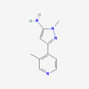 1-Methyl-3-(3-methylpyridin-4-yl)-1H-pyrazol-5-amine