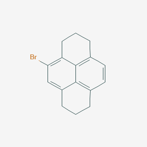 molecular formula C16H15B B1330921 4-Bromo-1,2,3,6,7,8-hexahydropyrene CAS No. 1732-25-8