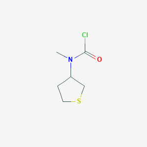 N-Methyl-N-(thiolan-3-YL)carbamoyl chloride