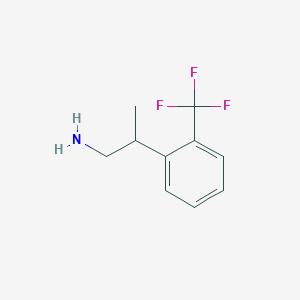 2-[2-(Trifluoromethyl)phenyl]propan-1-amine