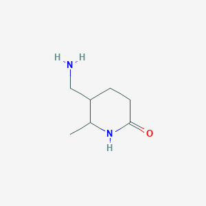 5-(Aminomethyl)-6-methylpiperidin-2-one