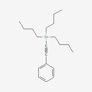molecular formula C20H32Sn B1330930 Tributyl(phenylethynyl)tin CAS No. 3757-88-8