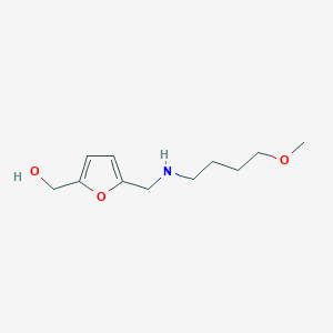 (5-{[(4-Methoxybutyl)amino]methyl}furan-2-yl)methanol