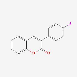 molecular formula C15H9IO2 B1330931 3-(4-碘苯基)-2H-色满-2-酮 CAS No. 25229-74-7