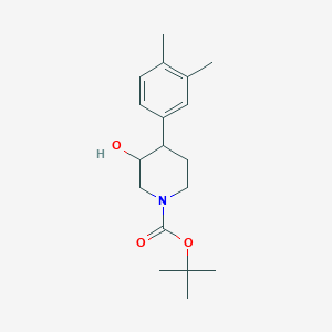 tert-Butyl 4-(3,4-dimethylphenyl)-3-hydroxypiperidine-1-carboxylate