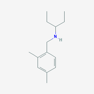 [(2,4-Dimethylphenyl)methyl](pentan-3-YL)amine