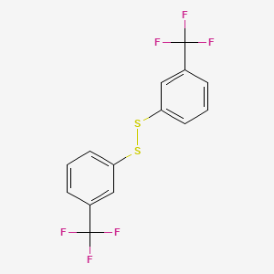 molecular formula C14H8F6S2 B1330933 Bis-(3-trifluoromethylphenyl)disulfide CAS No. 18715-44-1