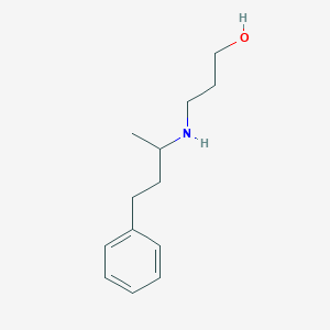 3-[(4-Phenylbutan-2-yl)amino]propan-1-ol