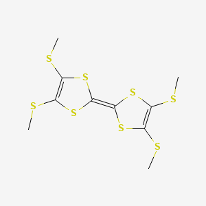 molecular formula C10H12S8 B1330935 Tetrakis(methylthio)tetrathiafulvalene CAS No. 51501-77-0