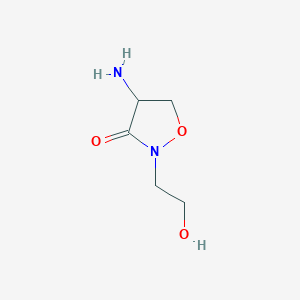 4-Amino-2-(2-hydroxyethyl)-1,2-oxazolidin-3-one