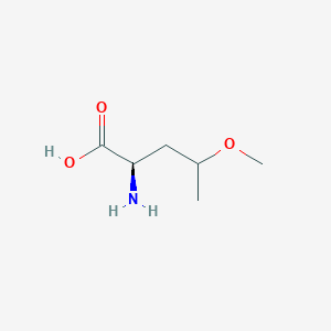 molecular formula C6H13NO3 B13309358 (2R)-2-Amino-4-methoxypentanoic acid 