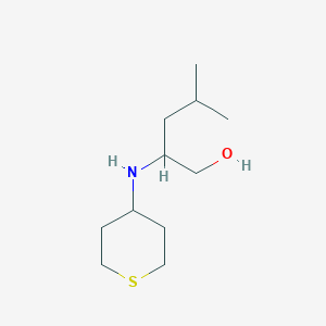 4-Methyl-2-[(thian-4-yl)amino]pentan-1-ol