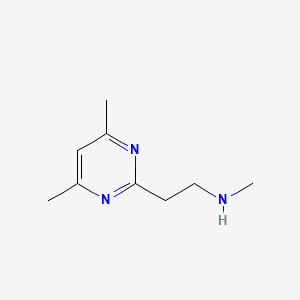 [2-(4,6-Dimethylpyrimidin-2-yl)ethyl](methyl)amine