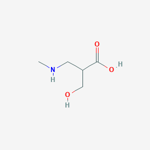 3-Hydroxy-2-[(methylamino)methyl]propanoic acid