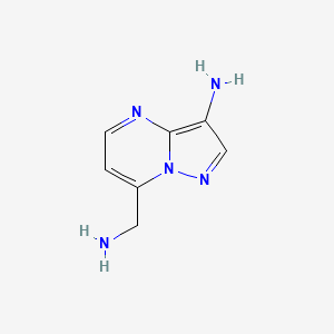 7-(Aminomethyl)pyrazolo[1,5-a]pyrimidin-3-amine