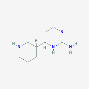 6-(Piperidin-3-yl)-1,4,5,6-tetrahydropyrimidin-2-amine