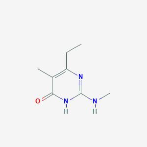 6-Ethyl-5-methyl-2-(methylamino)-3,4-dihydropyrimidin-4-one