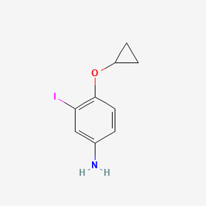 4-Cyclopropoxy-3-iodoaniline