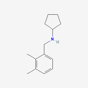 N-[(2,3-dimethylphenyl)methyl]cyclopentanamine