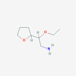 2-Ethoxy-2-(oxolan-2-yl)ethan-1-amine