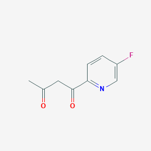 1-(5-Fluoropyridin-2-yl)butane-1,3-dione