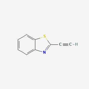 molecular formula C9H5NS B1330951 2-Ethynyl-1,3-benzothiazole CAS No. 40176-80-5