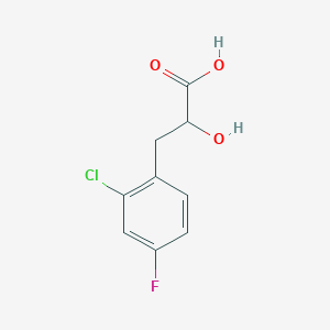 3-(2-Chloro-4-fluorophenyl)-2-hydroxypropanoic acid