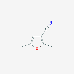 molecular formula C7H7NO B1330957 3-Furancarbonitrile, 2,5-dimethyl- CAS No. 89149-69-9
