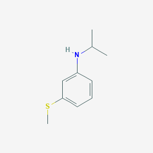 3-(methylsulfanyl)-N-(propan-2-yl)aniline