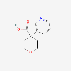 4-(Pyridin-3-yl)oxane-4-carboxylic acid